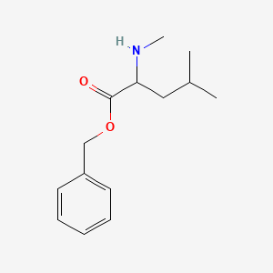 molecular formula C14H21NO2 B12507113 Benzyl methyl-l-leucinate 