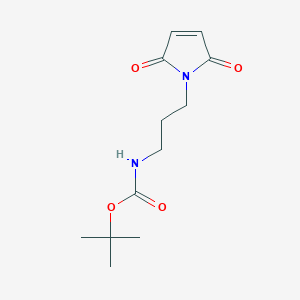molecular formula C12H18N2O4 B12507126 1-(3-N-Boc-aminopropyl)-1H-pyrrole-2,5-dione CAS No. 1131041-38-7
