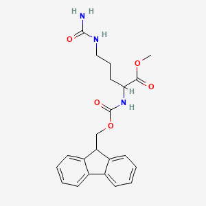 molecular formula C22H25N3O5 B12507136 Fmoc-L-Cit-Ome 