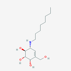 (1s,2s,3s,6r)-4-(Hydroxymethyl)-6-(Octylamino)cyclohex-4-Ene-1,2,3-Triol