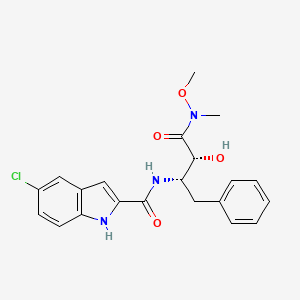 molecular formula C21H22ClN3O4 B1250721 CP-316819 CAS No. 186392-43-8