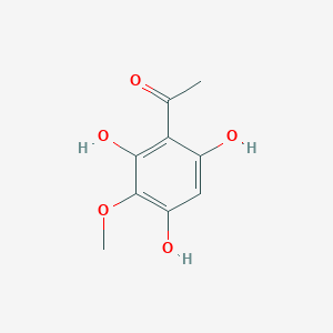 molecular formula C9H10O5 B12507246 1-(2,4,6-Trihydroxy-3-methoxyphenyl)ethan-1-one 