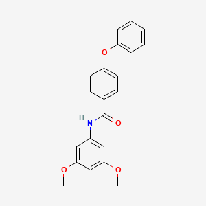 molecular formula C21H19NO4 B12507260 N-(3,5-dimethoxyphenyl)-4-phenoxybenzamide 