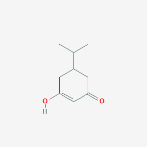 molecular formula C9H14O2 B12507318 3-Hydroxy-5-isopropylcyclohex-2-EN-1-one 