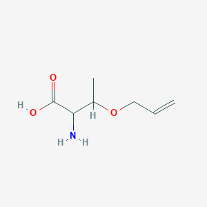 molecular formula C7H13NO3 B12507398 2-Amino-3-(prop-2-en-1-yloxy)butanoic acid 