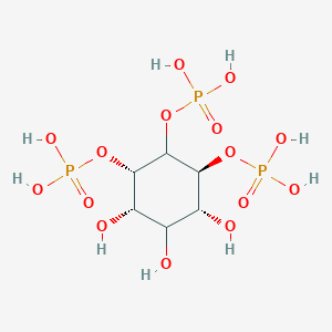 molecular formula C6H15O15P3 B125074 [(1S,2R,4S,5S)-2,3,4-Trihydroxy-5,6-diphosphonooxycyclohexyl] dihydrogen phosphate CAS No. 1311140-98-3