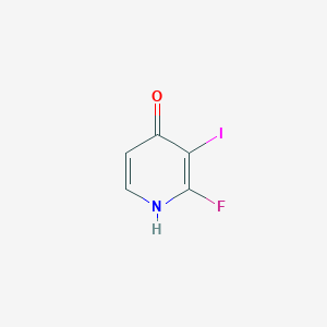 molecular formula C5H3FINO B12507418 2-Fluoro-3-iodopyridin-4-ol 