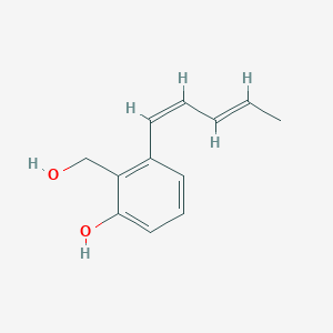 2-(Hydroxymethyl)-3-[(1Z,3E)-1,3-pentadienyl]phenol