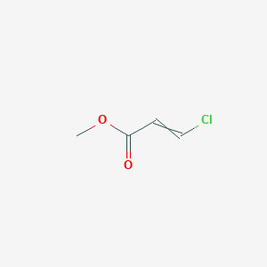 molecular formula C4H5ClO2 B12507426 Methyl 3-chloroprop-2-enoate 