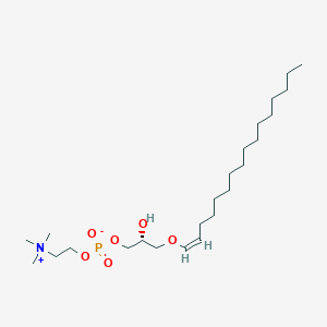 Hexadecenyl-2-hydroxy-sn-glycero-3-PC