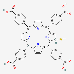molecular formula C48H28N4O8Pt B12507547 Platinum meso-Tetra(4-carboxyphenyl)porphine 