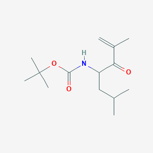 (S)-tert-butyl 2,6-dimethyl-3-oxohept-1-en-4-ylcarbamate