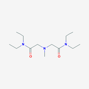 molecular formula C13H27N3O2 B12507592 2,2'-(Methylazanediyl)bis(N,N-diethylacetamide) 