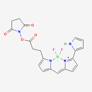 molecular formula C20H17BF2N4O4 B12507599 Py-BODIPY-NHS ester 