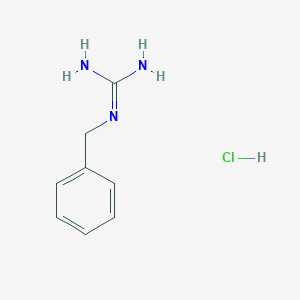 molecular formula C8H12ClN3 B1250760 N-Benzylguanidine hydrochloride CAS No. 1197-49-5