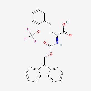 molecular formula C26H22F3NO5 B12507627 Fmoc-Hph(2-OCF3)-OH 
