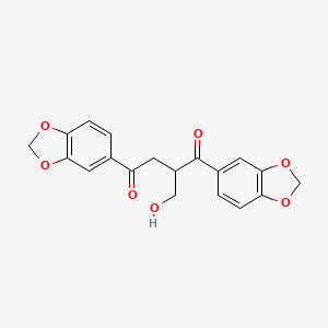 molecular formula C19H16O7 B1250766 Justiflorinol 