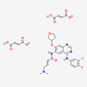 molecular formula C32H33ClFN5O11 B12507752 Bibw 2992MA2 