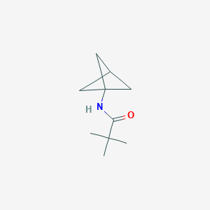 molecular formula C10H17NO B12507753 N-(Bicyclo[1.1.1]pentan-1-yl)pivalamide 