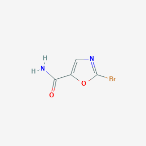 molecular formula C4H3BrN2O2 B12507770 2-Bromooxazole-5-carboxamide 