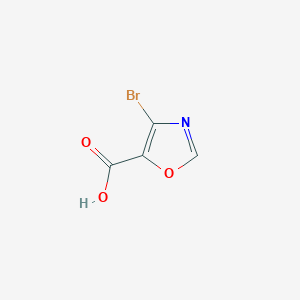 molecular formula C4H2BrNO3 B12507775 4-Bromooxazole-5-carboxylic acid CAS No. 1934983-15-9