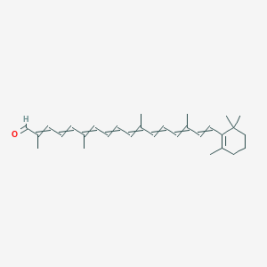 molecular formula C30H40O B12507825 beta-Apocarotenal 