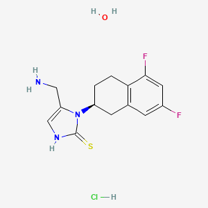molecular formula C14H18ClF2N3OS B1250787 Nepicastat Hydrochloride CAS No. 177645-08-8