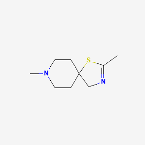 2,8-Dimethyl-1-thia-3,8-diazaspiro[4.5]dec-2-ene