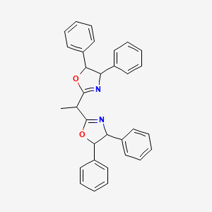 molecular formula C32H28N2O2 B12508023 2,2'-(Ethane-1,1-diyl)bis(4,5-diphenyl-4,5-dihydrooxazole) 