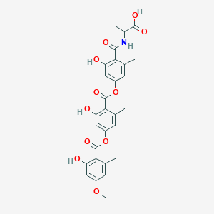 molecular formula C28H27NO11 B1250804 Amidepsine B 