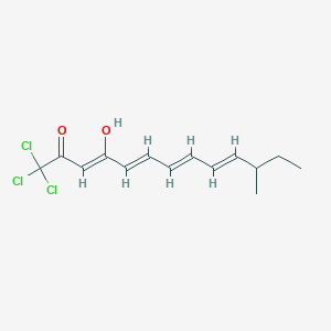 molecular formula C14H17Cl3O2 B1250805 Neocarzilin A 