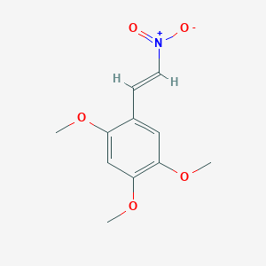 molecular formula C11H13NO5 B125081 1,2,4-Trimethoxy-5-[(e)-2-nitrovinyl]benzene CAS No. 86255-45-0