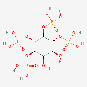 molecular formula C6H16O18P4 B125082 1D-myo-Inositol 1,4,5,6-tetrakisphosphate CAS No. 121010-58-0