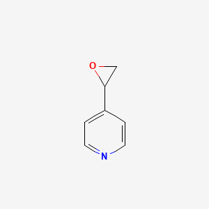 molecular formula C7H7NO B1250821 4-(Oxiran-2-yl)pyridine 