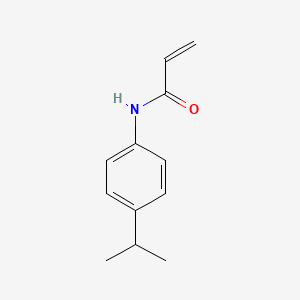 molecular formula C12H15NO B12508233 N-[4-(propan-2-yl)phenyl]prop-2-enamide 