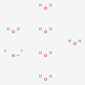 molecular formula H12I2NiO6 B12508287 Nickel(II) iodide hexahydrate 