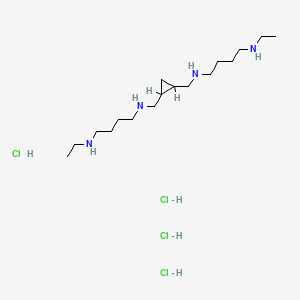molecular formula C17H42Cl4N4 B1250834 CGC-11098 CAS No. 306292-64-8