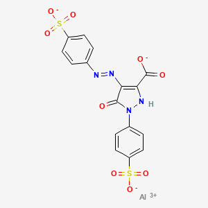 molecular formula C16H9AlN4O9S2 B12508340 Food Yellow No. 4 Aluminum Lake CAS No. 2237234-84-1