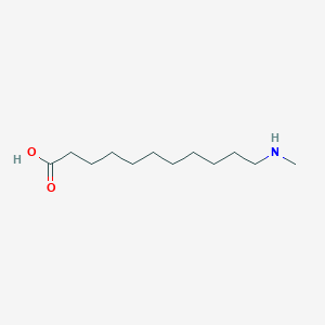 molecular formula C12H25NO2 B12508355 11-(Methylamino)undecanoic acid 