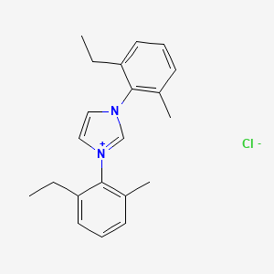 molecular formula C21H25ClN2 B12508389 1,3-Bis(2-ethyl-6-methylphenyl)-1H-imidazol-3-ium chloride 