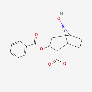 Methyl 3-(benzoyloxy)-8-hydroxy-8-azabicyclo[3.2.1]octane-2-carboxylate