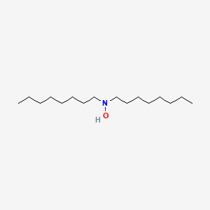 molecular formula C16H35NO B12508443 N,N-dioctylhydroxylamine CAS No. 7378-90-7