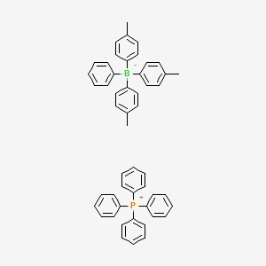 molecular formula C51H46BP B12508496 Tetraphenylphosphonium phenyltri-p-tolylborate 