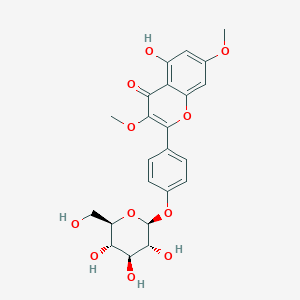 molecular formula C23H24O11 B125085 Camaroside CAS No. 150853-97-7
