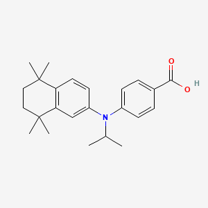 4-[Propan-2-yl-(5,5,8,8-tetramethyl-6,7-dihydronaphthalen-2-yl)amino]benzoic acid