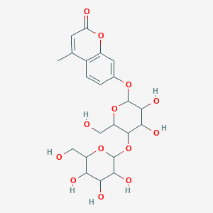 molecular formula C22H28O13 B12508546 4-methylumbelliferyl-beta-D-cellobioside 
