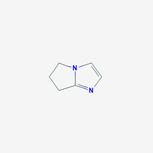 molecular formula C6H8N2 B1250861 6,7-dihydro-5H-pyrrolo[1,2-a]imidazole CAS No. 59646-16-1