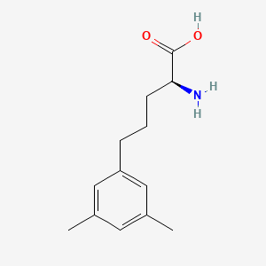 molecular formula C13H19NO2 B12508686 (S)-2-Amino-5-(3,5-dimethylphenyl)pentanoic acid 