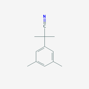 molecular formula C12H15N B125087 2-(3,5-二甲基苯基)-2-甲基丙腈 CAS No. 93748-07-3
