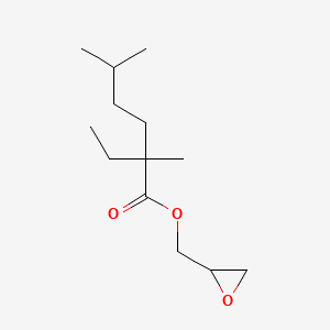 molecular formula C13H24O3 B12508711 Oxiran-2-ylmethyl 2-ethyl-2,5-dimethylhexanoate 